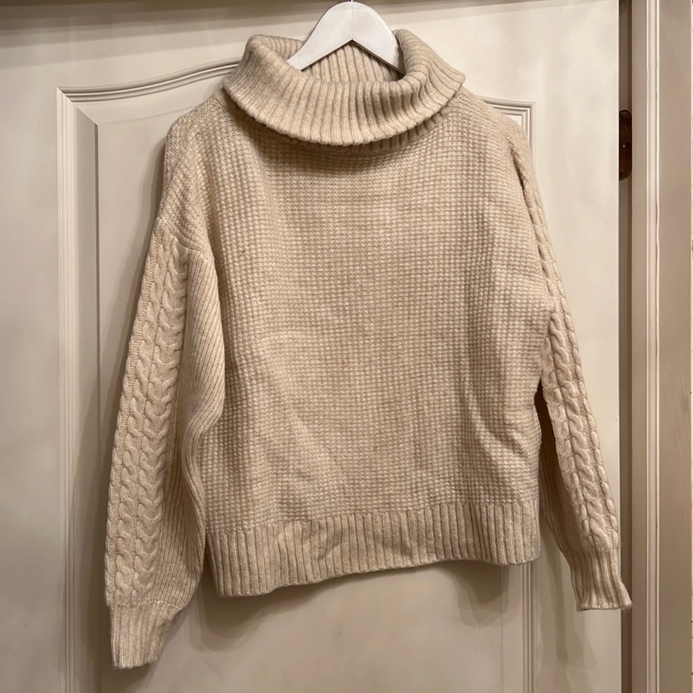 Something Navy turtleneck sweater